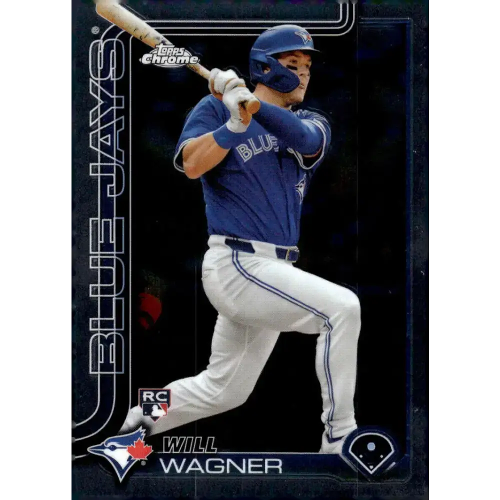2025 topps Chrome #137 Will Wagner NM-MT RC Rookie Toronto Blue Jays Baseball Card - Baseball Card Single
