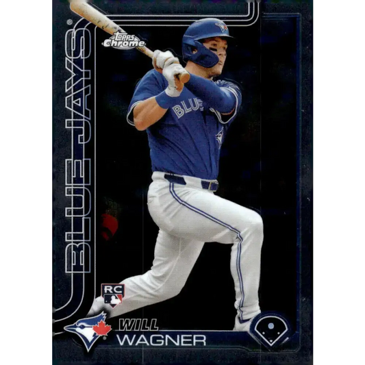 2025 topps Chrome #137 Will Wagner NM-MT RC Rookie Toronto Blue Jays Baseball Card - Baseball Card Single