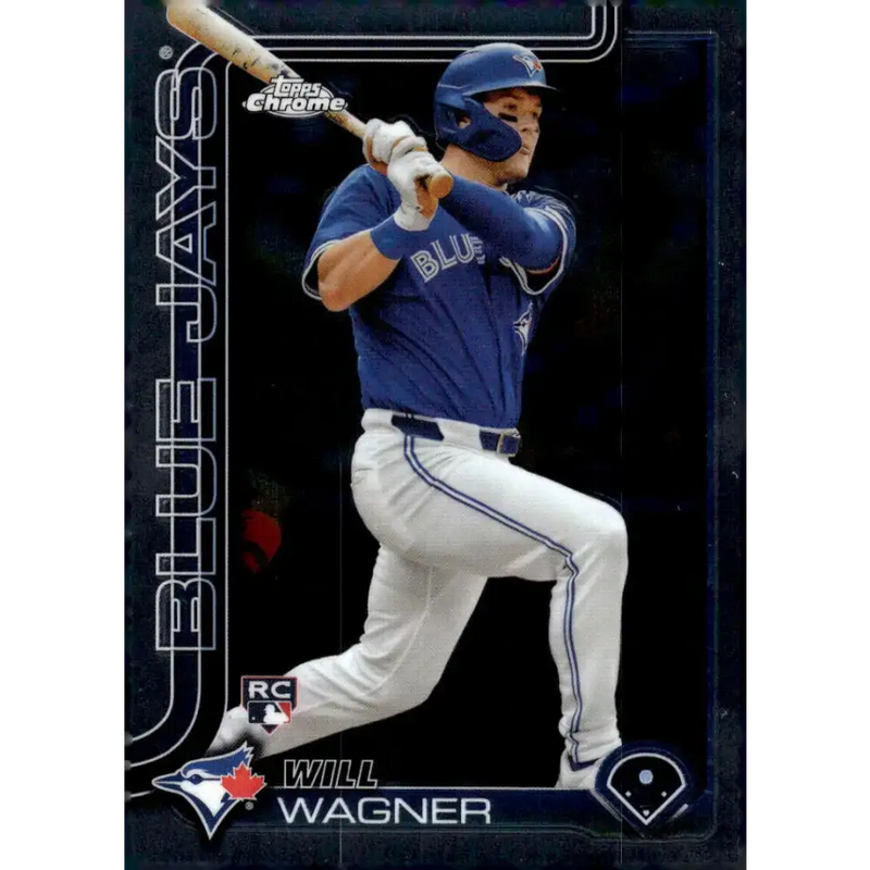 2025 topps Chrome #137 Will Wagner NM-MT RC Rookie Toronto Blue Jays Baseball Card - Baseball Card Single