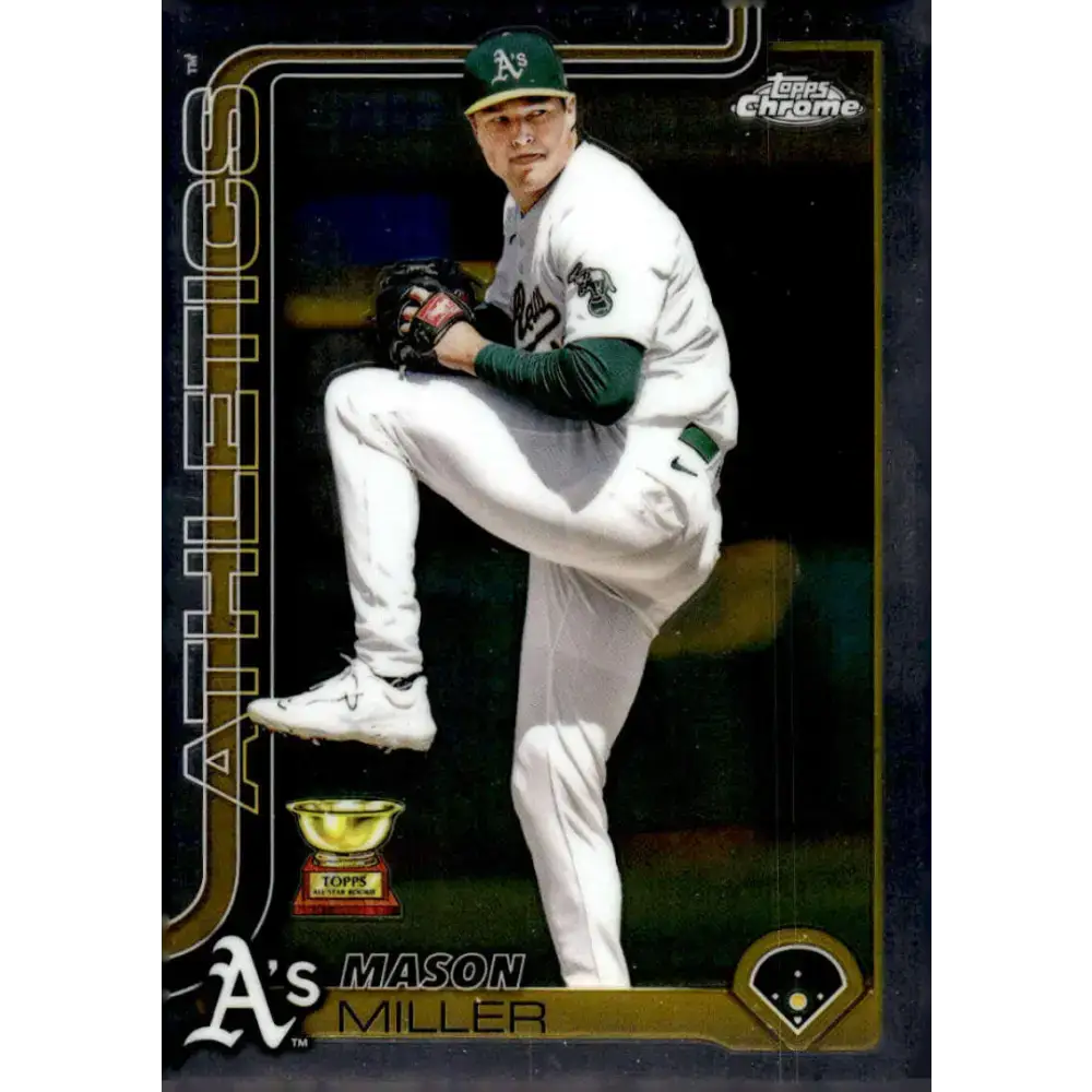 2025 topps Chrome #142 Mason Miller NM-MT Athletics Baseball Card - Baseball Card Single
