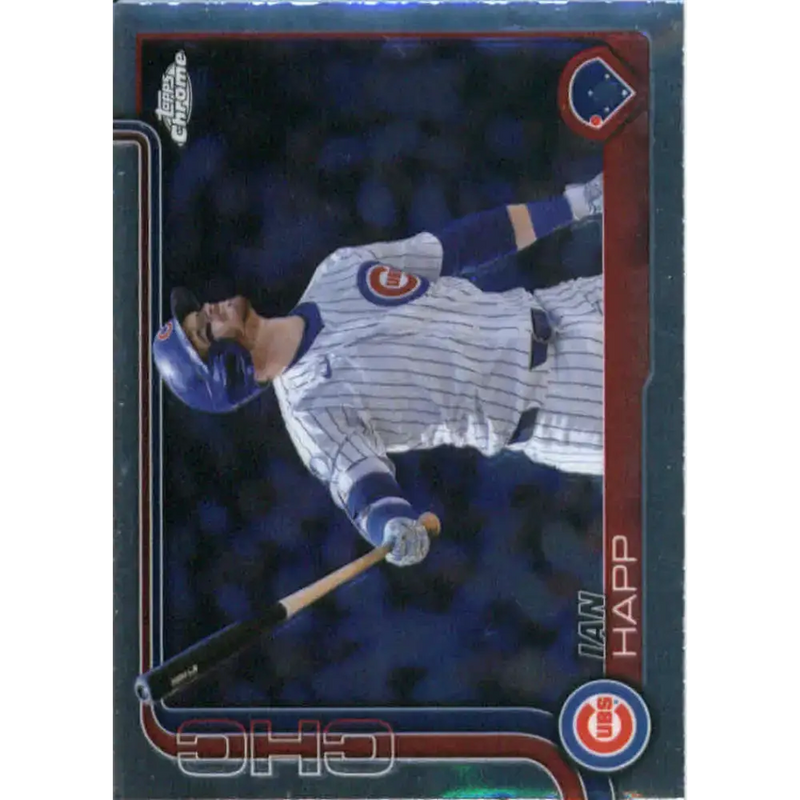 2025 topps Chrome #144 Ian Happ NM-MT Chicago Cubs Baseball Card - Baseball Card Single