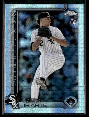 2025 Topps Chrome #145 Jairo Iriarte Prism Refractors - Baseball Card Single