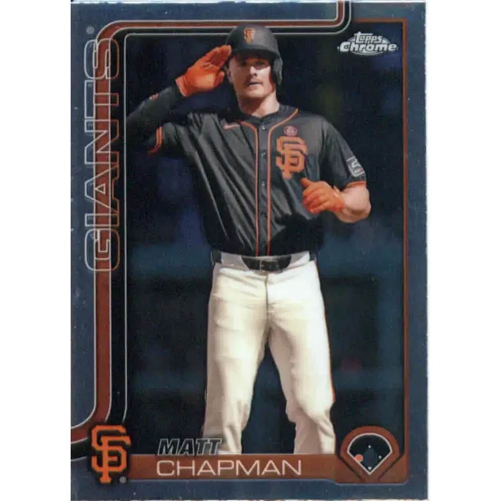 2025 topps Chrome #148 Matt Chapman NM-MT San Francisco Giants Baseball Card - Baseball Card Single