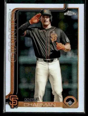 2025 Topps Chrome #148 Matt Chapman Refractors - Baseball Card Single
