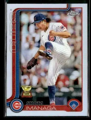 2025 Topps Chrome #149 Shota Imanaga Refractors - Baseball Card Single