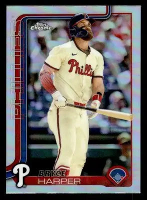 2025 Topps Chrome #150 Bryce Harper Refractors