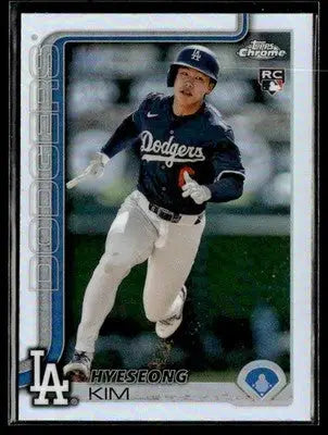 2025 Topps Chrome #152 Hyeseong Kim Refractors - Baseball Card Single