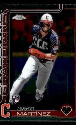 2025 Topps Chrome #155 Angel Martínez - Baseball Card Single