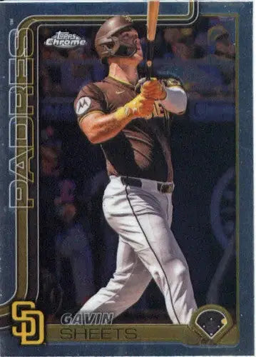 2025 topps Chrome #158 Gavin Sheets NM-MT Padres ID:79100 - Baseball Card Single