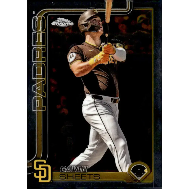 2025 topps Chrome #158 Gavin Sheets NM-MT San Diego Padres Baseball Card - Baseball Card Single