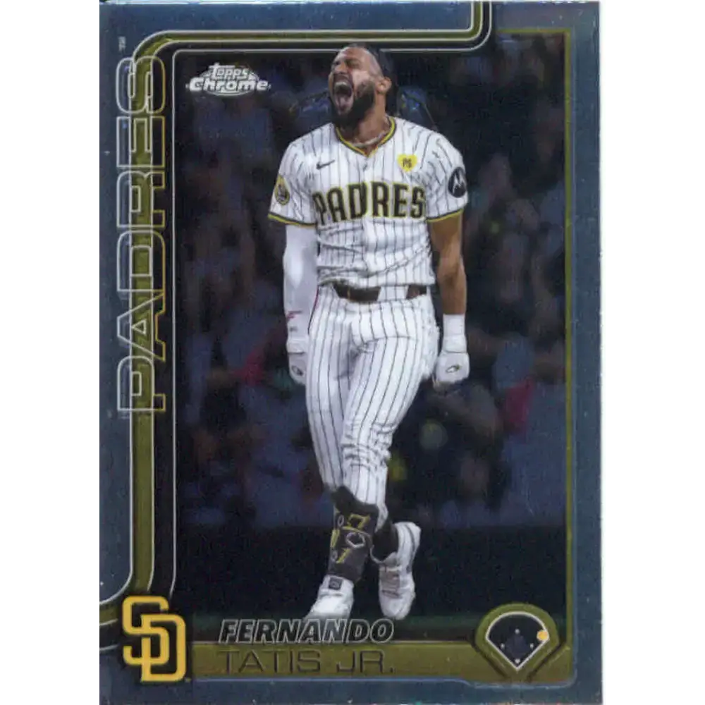 2025 topps Chrome #159 Fernando Tatis Jr. NM-MT San Diego Padres Baseball Card - Baseball Card Single