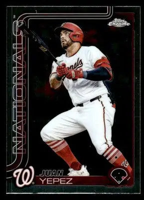 2025 Topps Chrome #16 Juan Yepez - Baseball Card Single