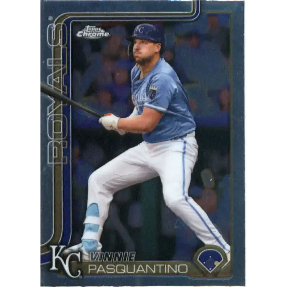 2025 topps Chrome #165 Vinnie Pasquantino NM-MT Kansas City Royals Baseball Card - Baseball Card Single