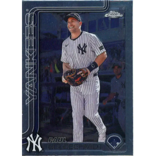 2025 topps Chrome #168 Paul Goldschmidt NM-MT New York Yankees Baseball Card - Baseball Card Single
