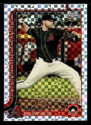 2025 Topps Chrome #17 Corbin Burnes X-Fractors - Baseball Card Single