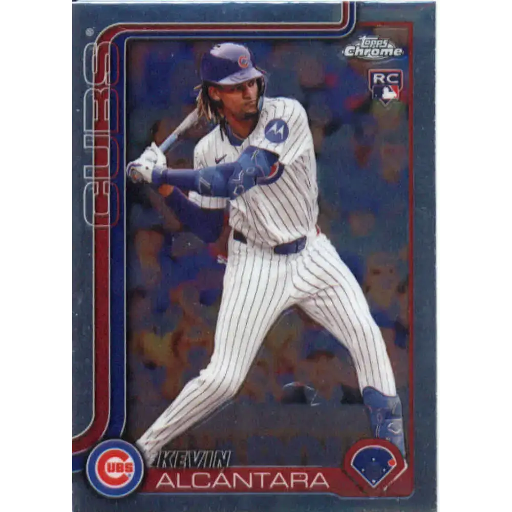 2025 topps Chrome #173 Kevin Alcantara NM-MT RC Rookie Chicago Cubs Baseball Card - Baseball Card Single