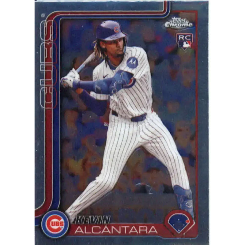 2025 topps Chrome #173 Kevin Alcantara NM-MT RC Rookie Chicago Cubs Baseball Card - Baseball Card Single