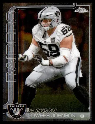 2025 Topps Chrome #177 Jackson Powers-Johnson - Football Card Single