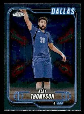 2025 Topps Chrome #178 Klay Thompson Base Dallas Mavericks - Basketball Card Single