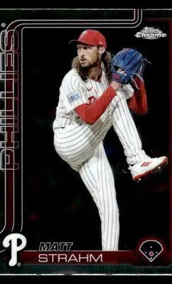 2025 Topps Chrome #178 Matt Strahm - Baseball Card Single