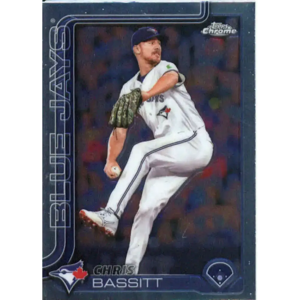 2025 topps Chrome #184 Chris Bassitt NM-MT Toronto Blue Jays Baseball Card - Baseball Card Single