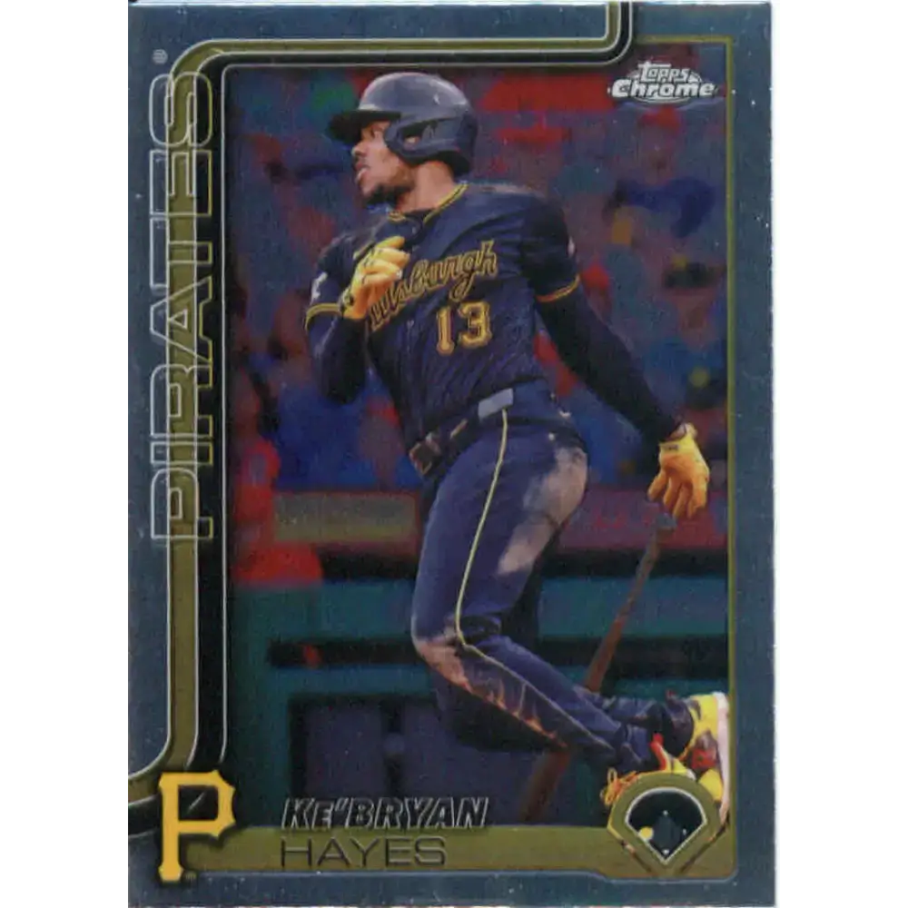 2025 topps Chrome #196 Ke’Bryan Hayes NM-MT Pittsburgh Pirates Baseball Card - Baseball Card Single
