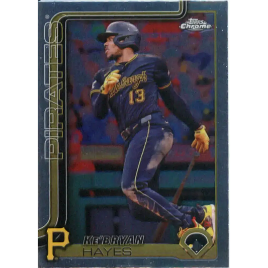 2025 topps Chrome #196 Ke’Bryan Hayes NM-MT Pittsburgh Pirates Baseball Card - Baseball Card Single