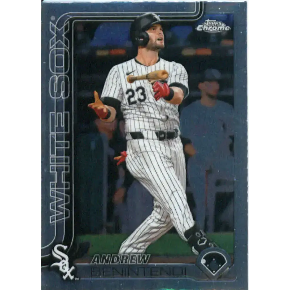 2025 topps Chrome #197 Andrew Benintendi NM-MT Chicago White Sox Baseball Card - Baseball Card Single