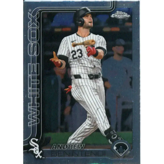 2025 topps Chrome #197 Andrew Benintendi NM-MT Chicago White Sox Baseball Card - Baseball Card Single