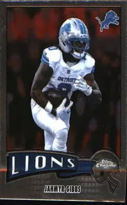 2025 Topps Chrome 1975 Topps #1975-12 Jahmyr Gibbs - Football Card Single