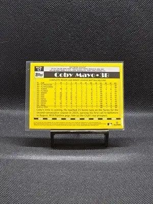 2025 Topps Chrome - 1990 Topps Baseball Coby Mayo #90CB-17 (RC)