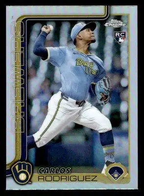2025 Topps Chrome #201 Carlos Rodriguez Refractors - Baseball Card Single