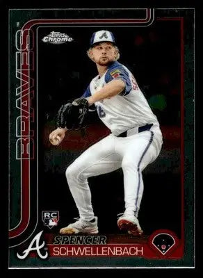 2025 Topps Chrome #203 Spencer Schwellenbach - Baseball Card Single