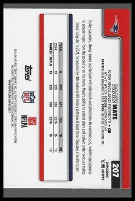 2025 Topps Chrome #207 Drake Maye