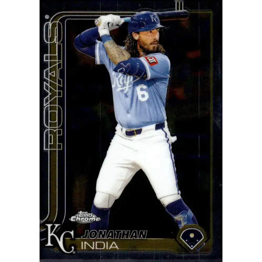 2025 topps Chrome #209 Jonathan India NM-MT Kansas City Royals Baseball Card - Baseball Card Single
