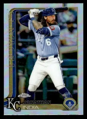 2025 Topps Chrome #209 Jonathan India Refractors - Baseball Card Single