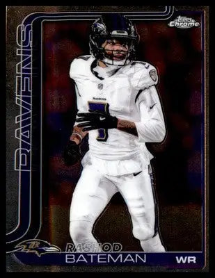 2025 Topps Chrome #21 Rashod Bateman - Football Card Single