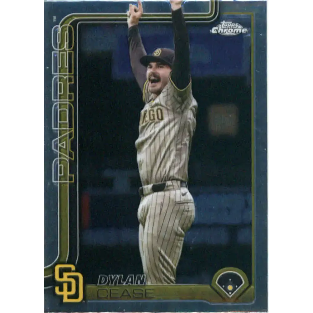 2025 topps Chrome #212 Dylan Cease NM-MT San Diego Padres Baseball Card - Baseball Card Single