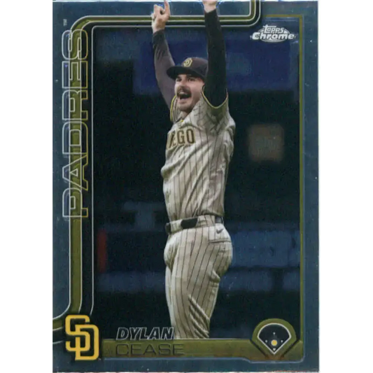 2025 topps Chrome #212 Dylan Cease NM-MT San Diego Padres Baseball Card - Baseball Card Single