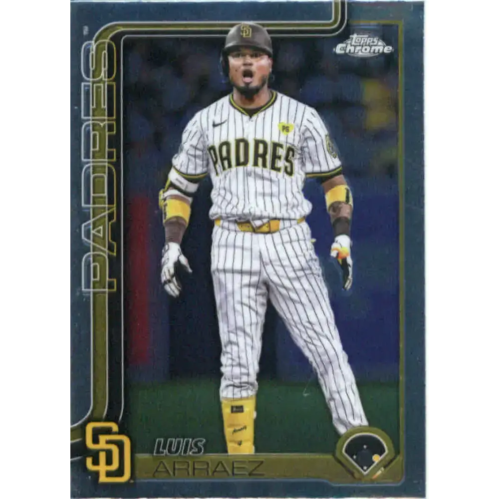 2025 topps Chrome #216 Luis Arraez NM-MT San Diego Padres Baseball Card - Baseball Card Single