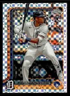 2025 Topps Chrome #224 Justyn-Henry Malloy X-Fractors - Baseball Card Single