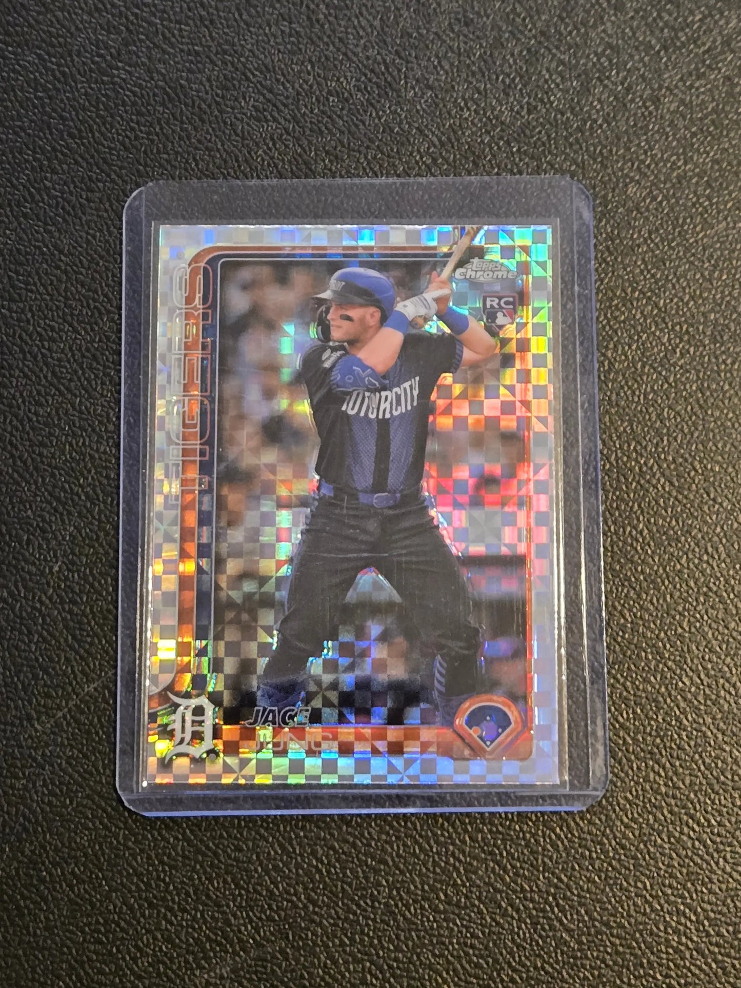 2025 Topps Chrome #225 Jace Jung X-Fractors - Baseball Card Single