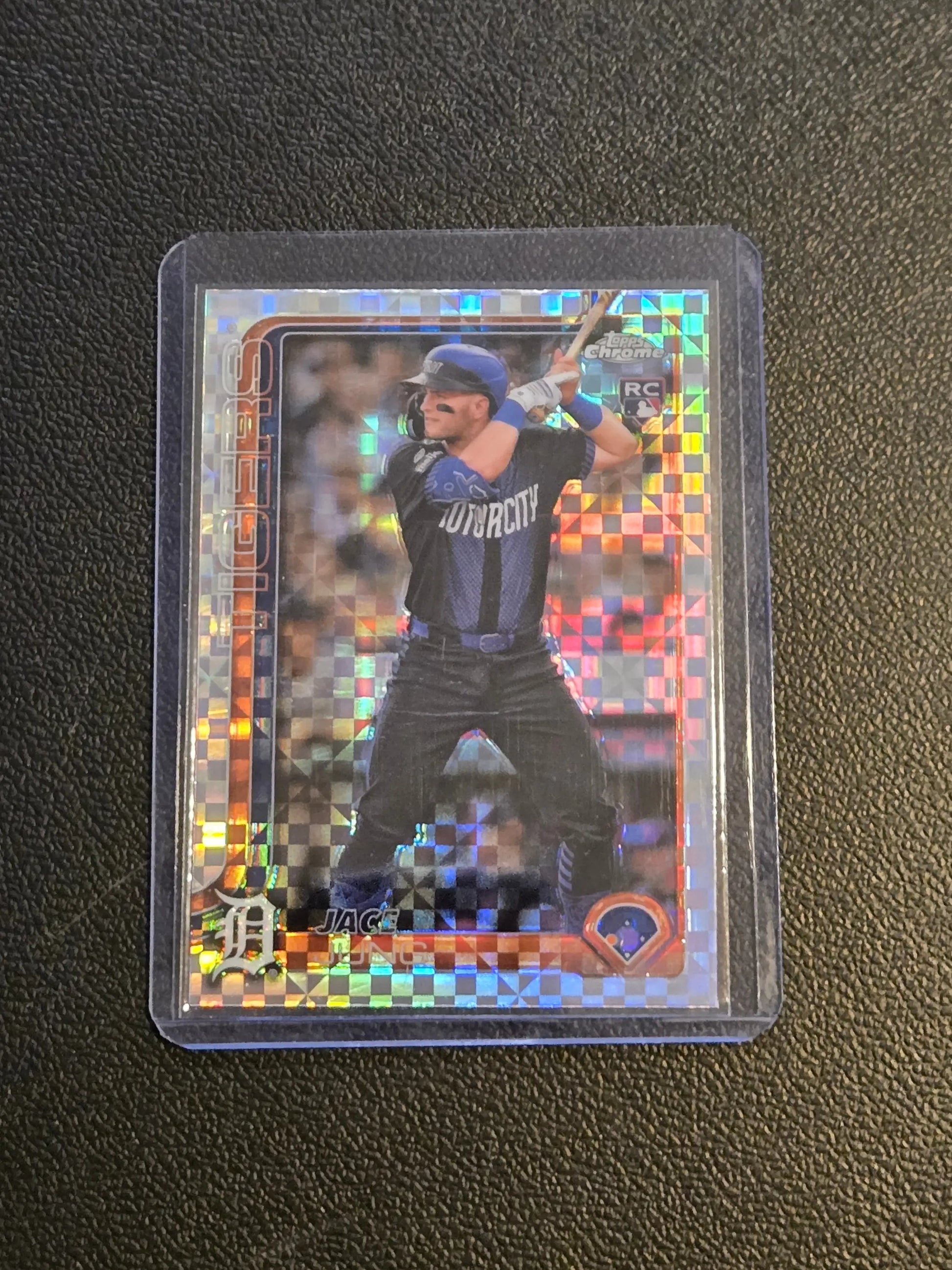 2025 Topps Chrome #225 Jace Jung X-Fractors - Baseball Card Single