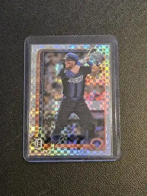 2025 Topps Chrome #225 Jace Jung X-Fractors - Baseball Card Single