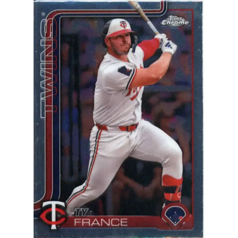 2025 topps Chrome #228 Ty France NM-MT Minnesota Twins Baseball Card - Baseball Card Single