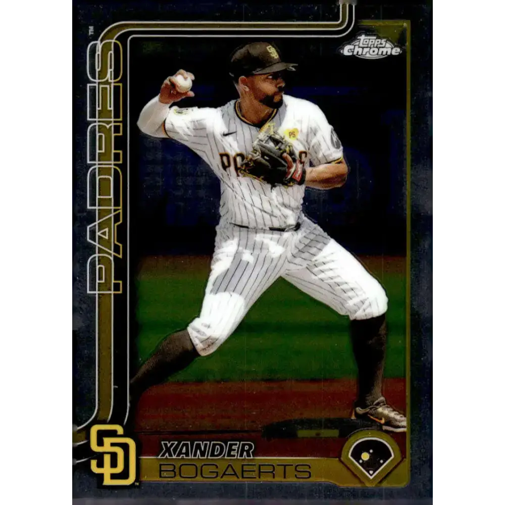 2025 topps Chrome #229 Xander Bogaerts NM-MT San Diego Padres Baseball Card - Baseball Card Single