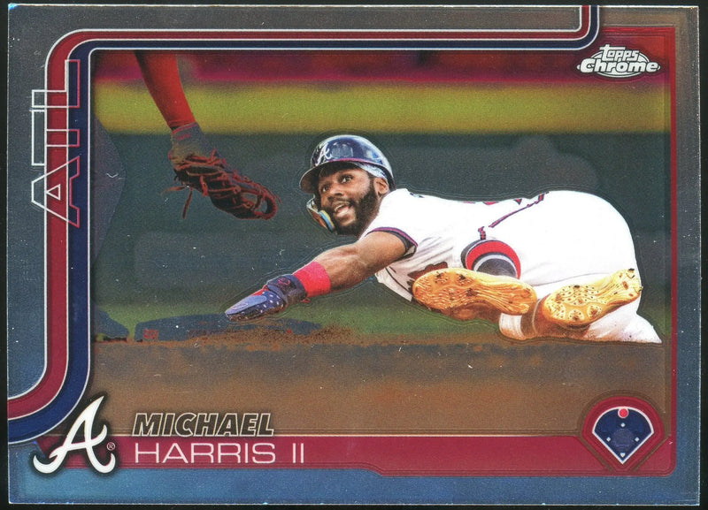 2025 Topps Chrome #230 Michael Harris II Atlanta Braves