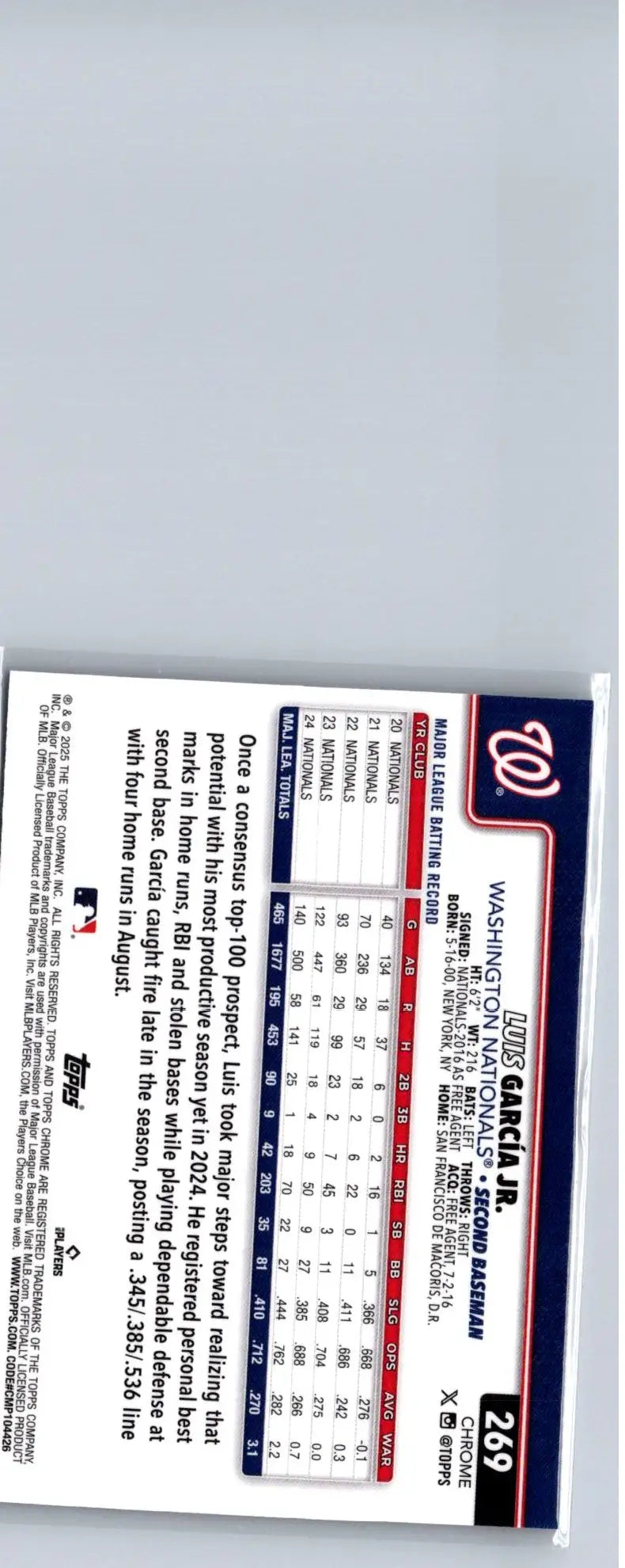 Baseball trading card featuring Darren Baker from 2025 Topps Chrome X-Fractors series