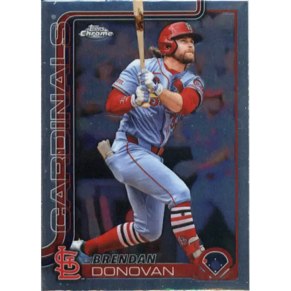 2025 topps Chrome #233 Brendan Donovan NM-MT St. Louis Cardinals Baseball Card - Baseball Card Single