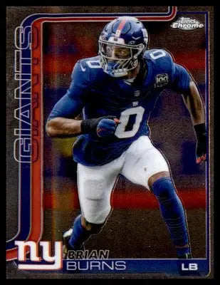 2025 Topps Chrome #234 Brian Burns - Football Card Single